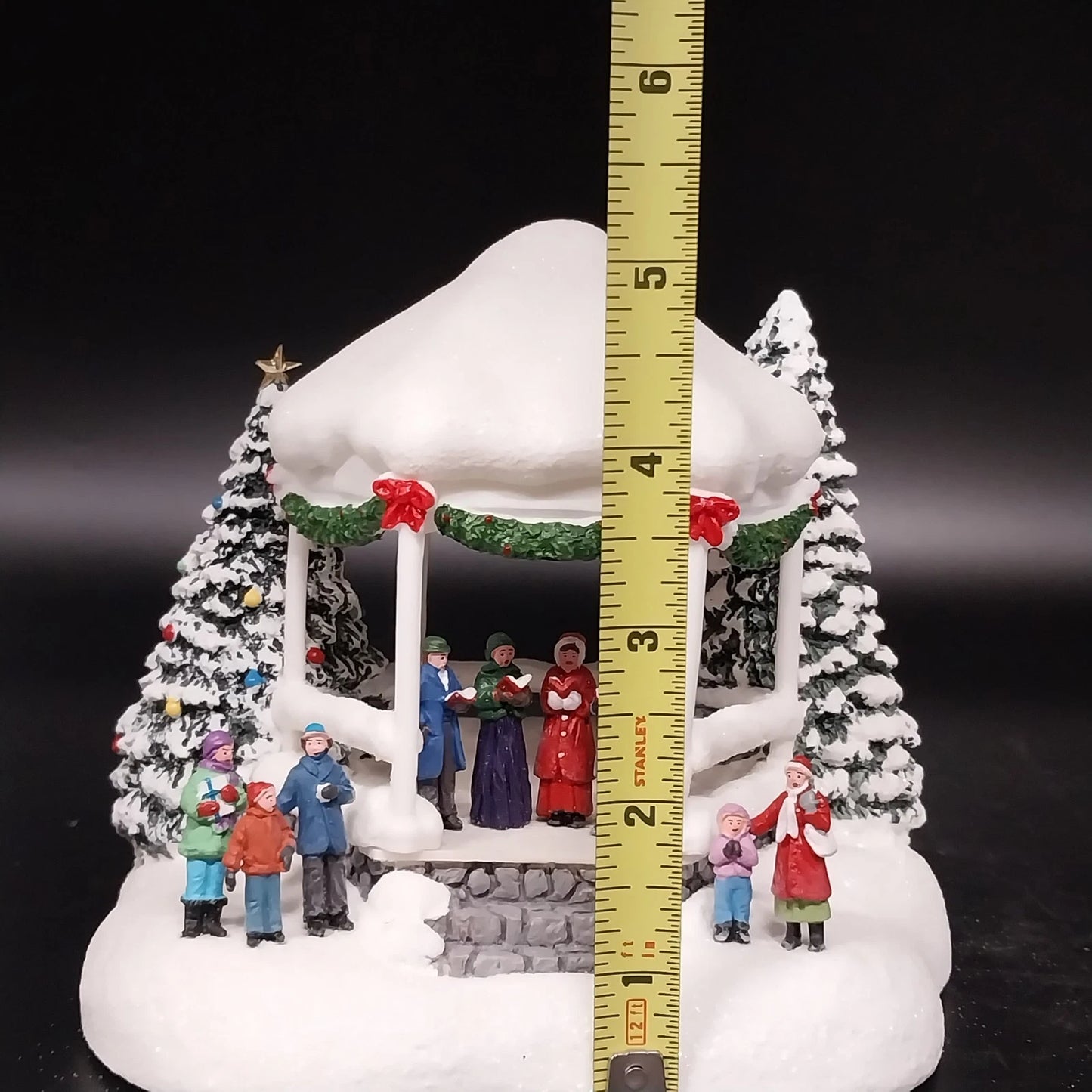 Thomas Kinkade Sweet Sounds Christmas Lighted Gazebo