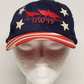 NWTF Red White and Blue Hunting Hat Snapback Adjustment American Flag and Stars