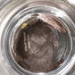 Silver Chromium Solid Brass Ice Bucket Cooler Hinged Lid Arm & Glass 13" 1950's