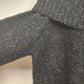 Studio Works Womens Large Knit Sweater Jacket Black Cowl Neck