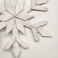 Rustic Wooden Snowflake Wall Decor 22 Inch Farmhouse Christmas