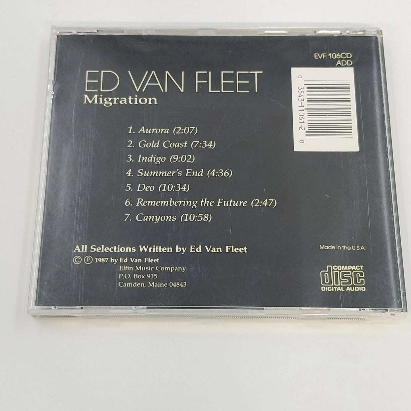 Ed Van Fleet 3 CD Lot Migration Grand Eagle Forgotten Tribe New Age Ambient Vtg
