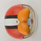 Garfield Cleveland Browns Hanging Ornament Christmas Cat Helmet NFL Vtg 3" Wide