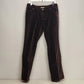 Ruff Hewn Brown Pants Womens Size 10 Cotton Faux Suede Feel Straight Leg Classic
