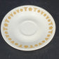 Corelle Butterfly Gold Cups Saucers Set 4 Vintage