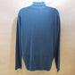 The Tog Shop Women's Large Blue/Teal 100% Acrylic Turtleneck Knit Top