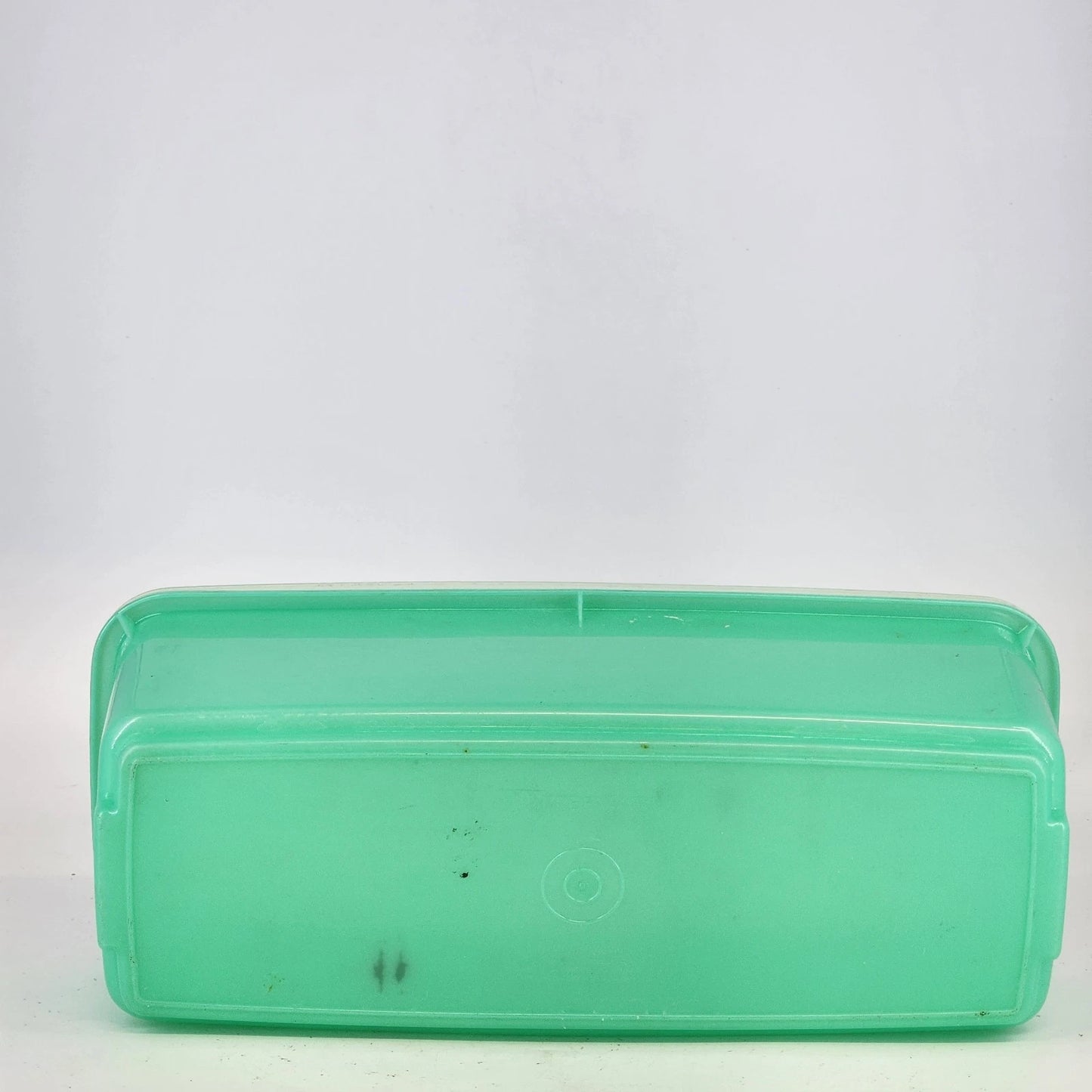Tupperware 782-7 Celery Keeper Jadeite Green Container Clear Lid No Insert USA