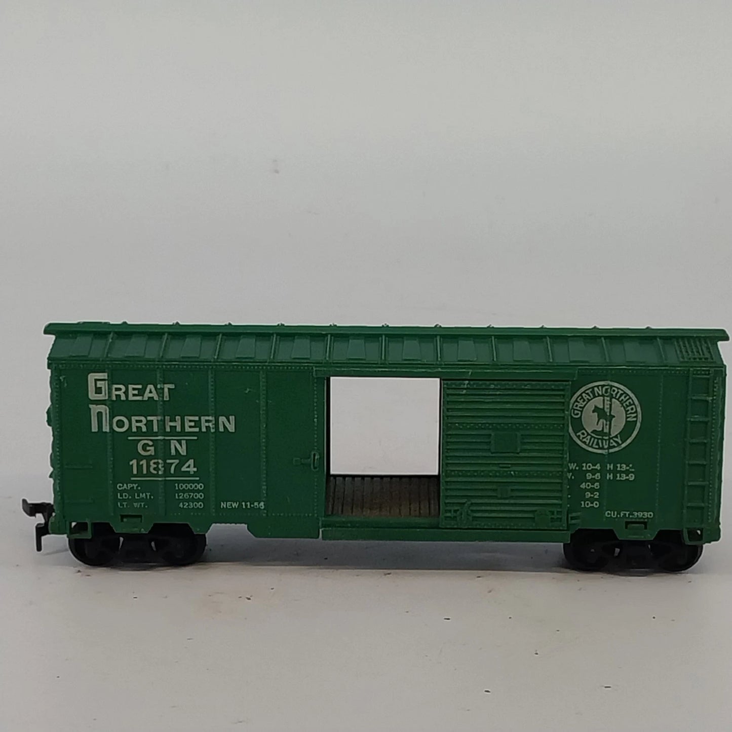 Vintage Marx HO Scale Great Northern Box Car 11874 Train Car