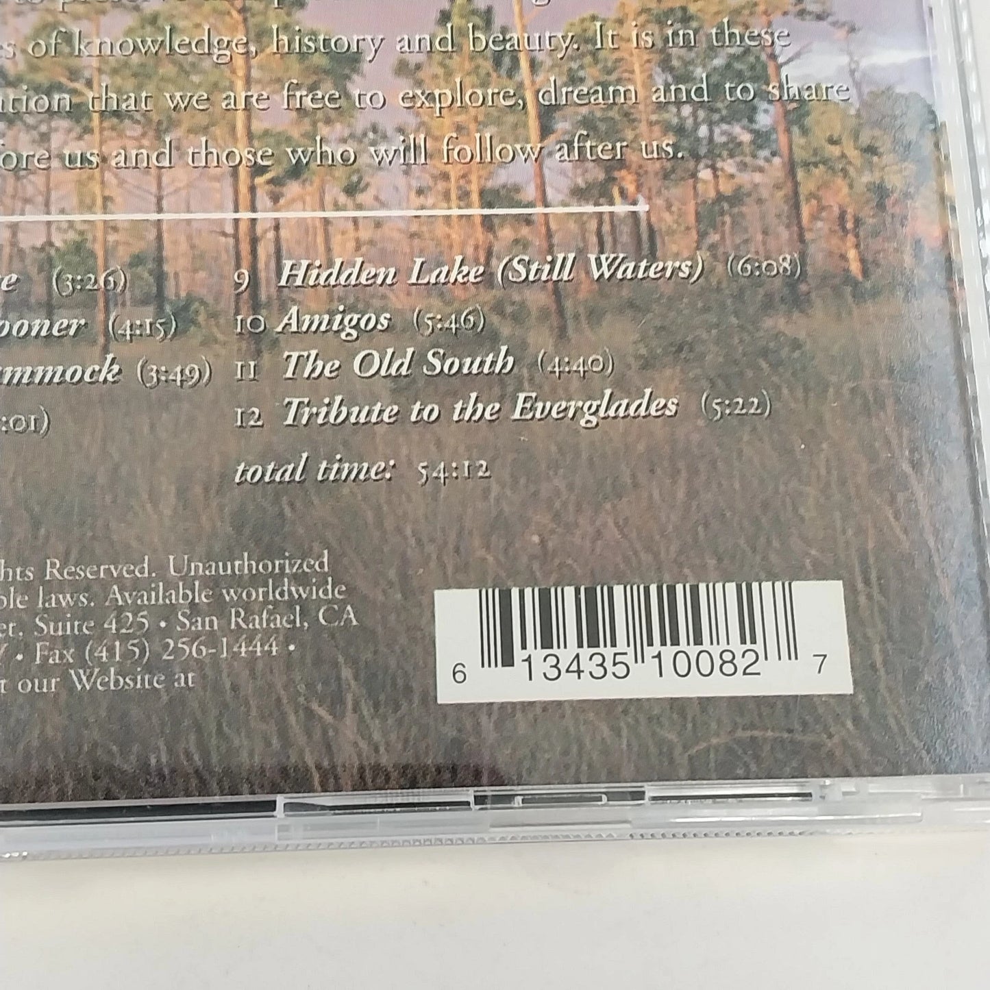 Checkfield Music From Everglades National Park CD 1998 Gallery Records GR-1008