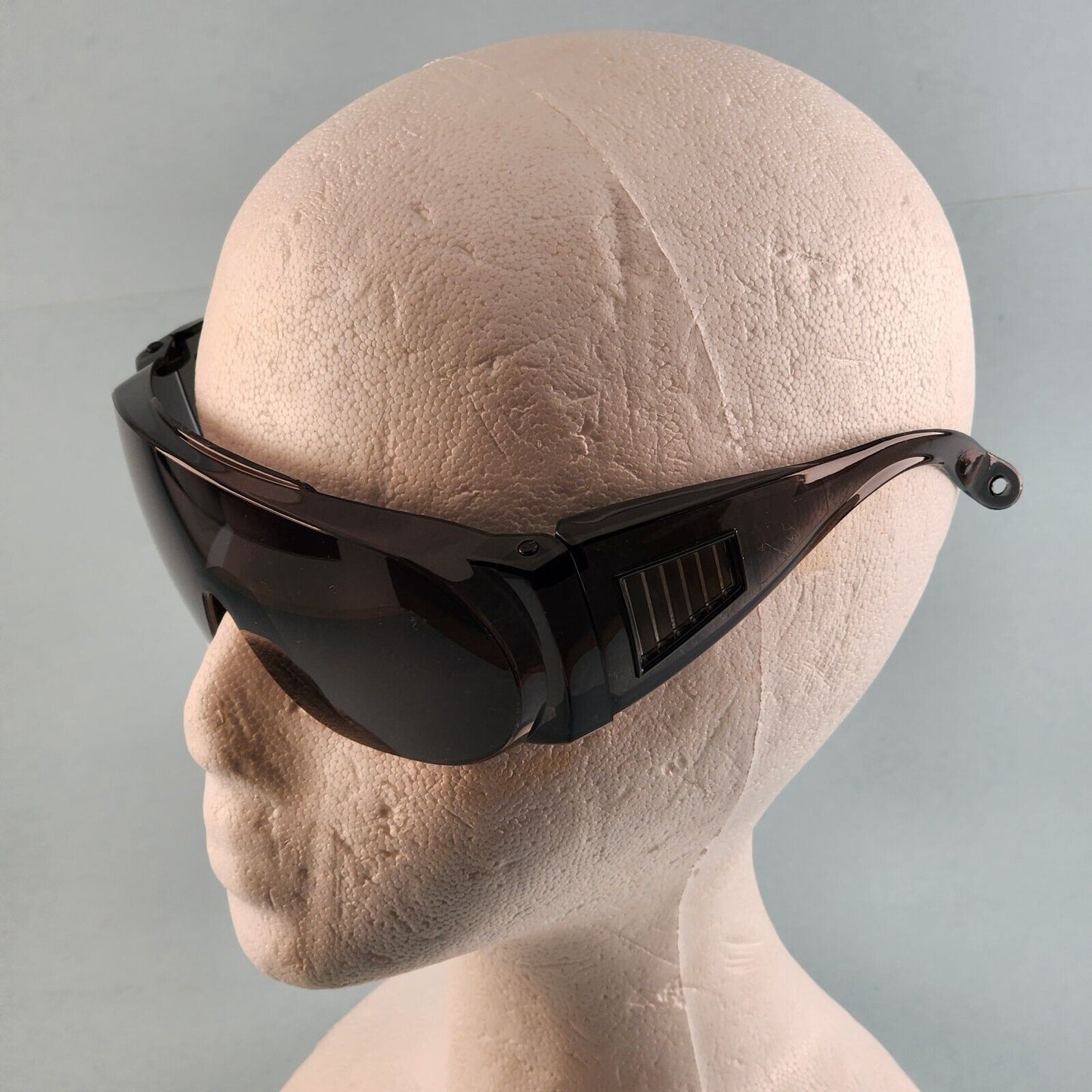 ERB Spec Visitor Safety Glasses OTG Fits over Most Rx Glasses UV Protection Z87+ (Smoke, Smoke)