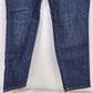 W62 Signature Fit Skinny Boot Cut Blue Denim Jeans Pants Dark Wash Size 14S NWT