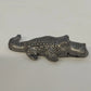 3Pcs Pewter Pelican Alligator Whimsical Creature Miniature Animal Figurines