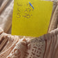 Zac and Rachel Peach Lace Blouse Boho Tie Neck Women Medium