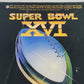 Super Bowl XVI 1982 Official NFL Game Program 49ers vs Bengals Joe Montana MVP