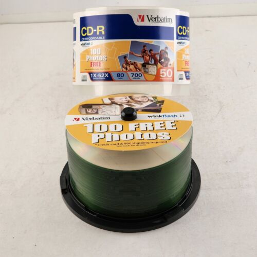 Verbatim CD-R 700mb 80 Minute 52x Recordable Disc for Data and Music 45 Pack