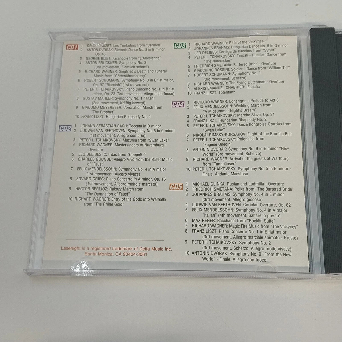 Power Classics Classical Music Active Lifestyle 2 CD Lot LaserLight Vols 3 & 7