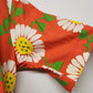 Hawaiian Shirt Men's Orange Colorful SS Button Down Sunflowers Homemade Large?