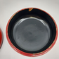 Japanese Lacquerware Bento Box Red Black Tiered Food Container Traditional