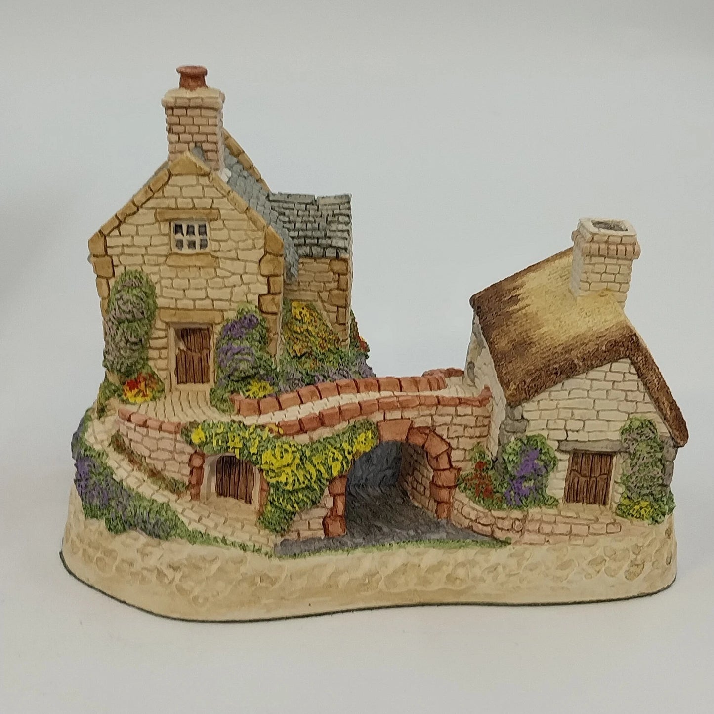 David Winter Cottage Only a Span Apart Irish Cottage 1991 Box COA Handmade Vtg
