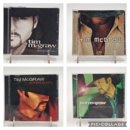 Tim McGraw 4 CD Collection Album -A Place in The Sun / Everywhere/ Greatest Hits