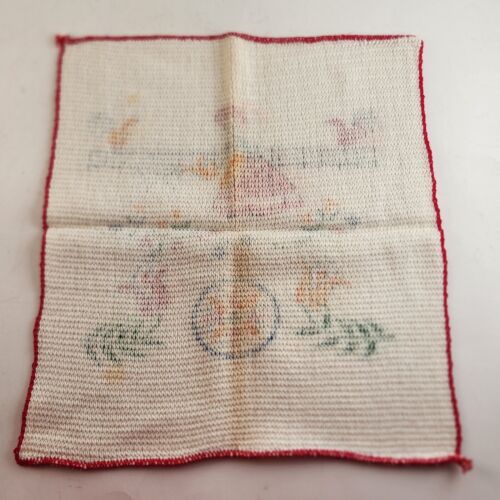 6 Kitchen Dish Drying Towels Washing Spring Dutch Mid-Century Vintage