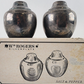 International Silver Wm Rogers Silverplate No 864 Salt & Pepper Shaker Box Set