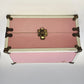Pink Cass Toy Doll Trunk Wardrobe Case Clothes Accessories Storage 12" Vintage