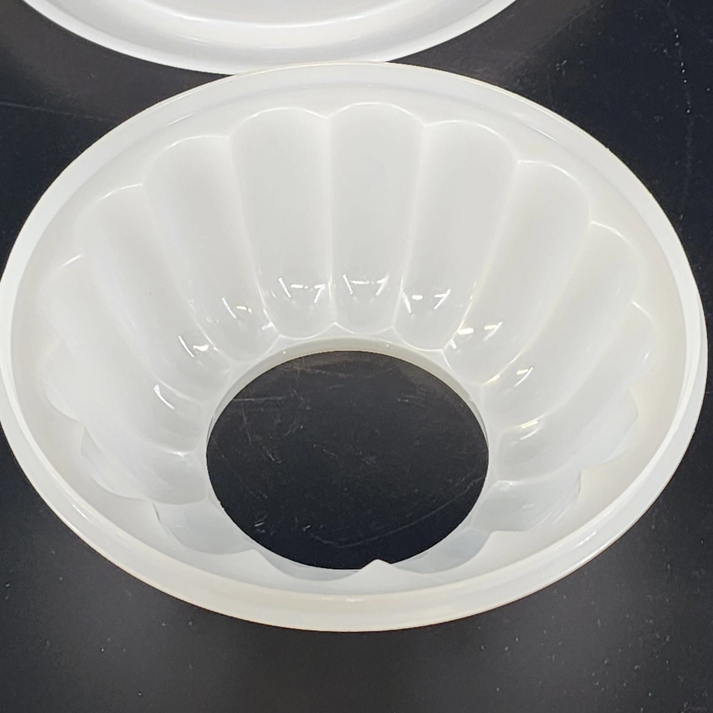 Tupperware Jel-N-Serve 616-5 Jello Mold w Plate & 4 Pattern Insert Lids Vintage