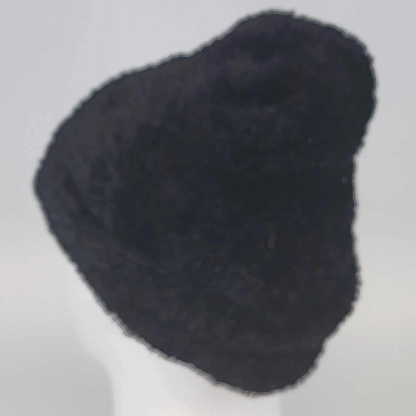 Black Sherpa Lined Beanie Hat Soft Warm Winter Cap Thermal Fleece Lining Unisex
