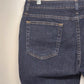 Riders Women's Dark Blue Denim Jeans Pants Size 14P High-Rise Straight Legged