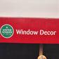 Winter Wonder Lane 19" Holographic Snowflake Window Decor 100 Lights 20" NOS