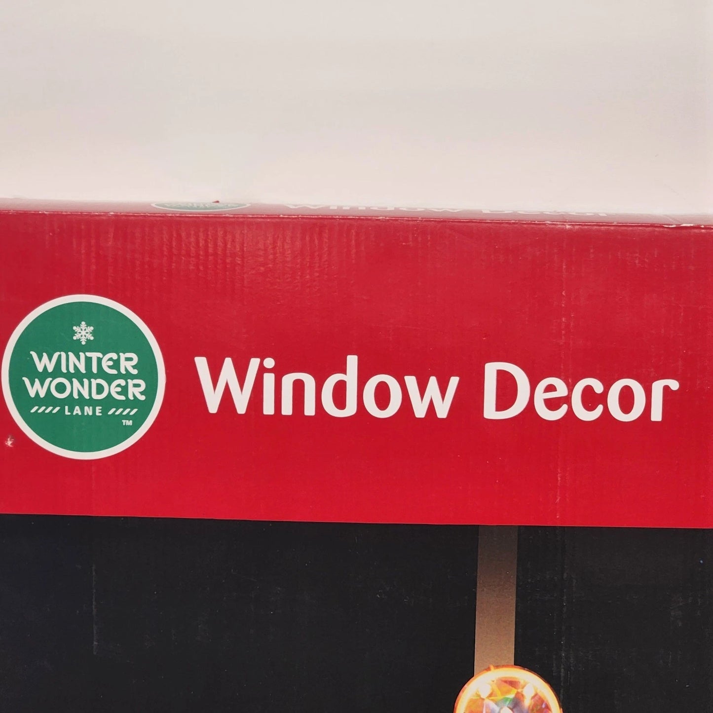 Winter Wonder Lane 19" Holographic Snowflake Window Decor 100 Lights 20" NOS