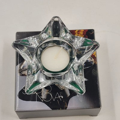 Studio Nova Starbright Crystal Votive Candle Holder w/ Box