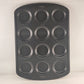 Wilton Muffin Top Baking Pan Perfect Results 12 Spot Premium Non-Stick Bakeware