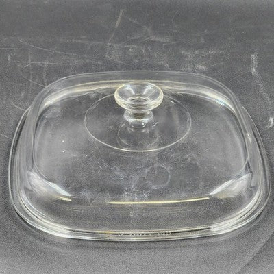 Pyrex A12C Square Clear Glass Replacement Lid Cover For Corning Ware Casserole