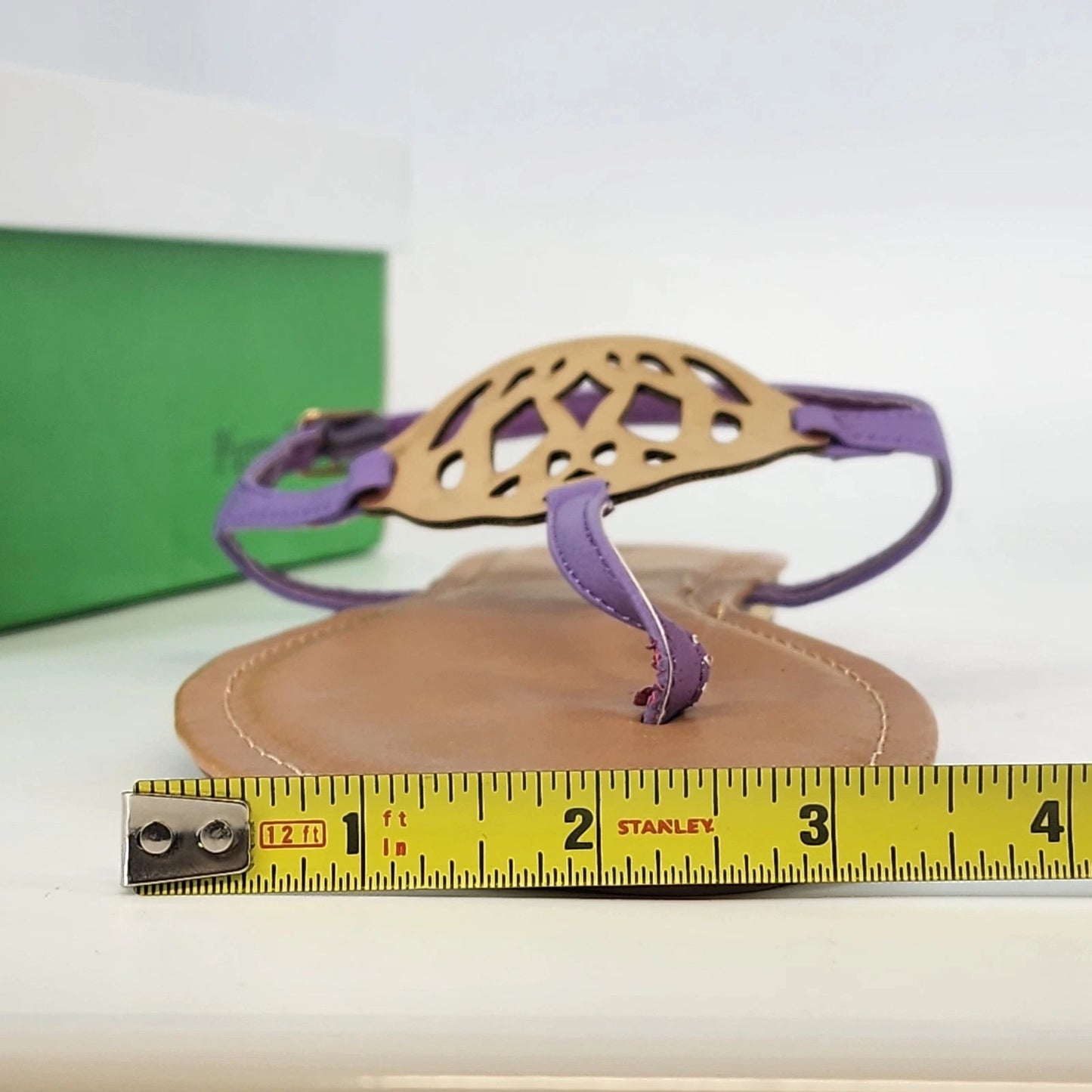 Pierre Dumas Lavender T Strap Sandals Womens Size 8.5