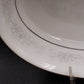 Noritake Cumberland Oval Vegetable Bowl 9.75" White Flowers Platinum Trim Japan