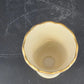 Lenox Embossed Roses Special Bud Vase Cream China Gold Ruffled Trim 4" Vintage