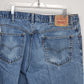 Levi's 560 Tapered Loose Jeans Men's 38x34 Light Wash Denim Comfort Discontinued