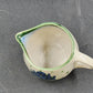 Hadley Pottery Oversize 12 oz Creamer 3.5" Blueberry Bouquet Hand-Painted Vtg