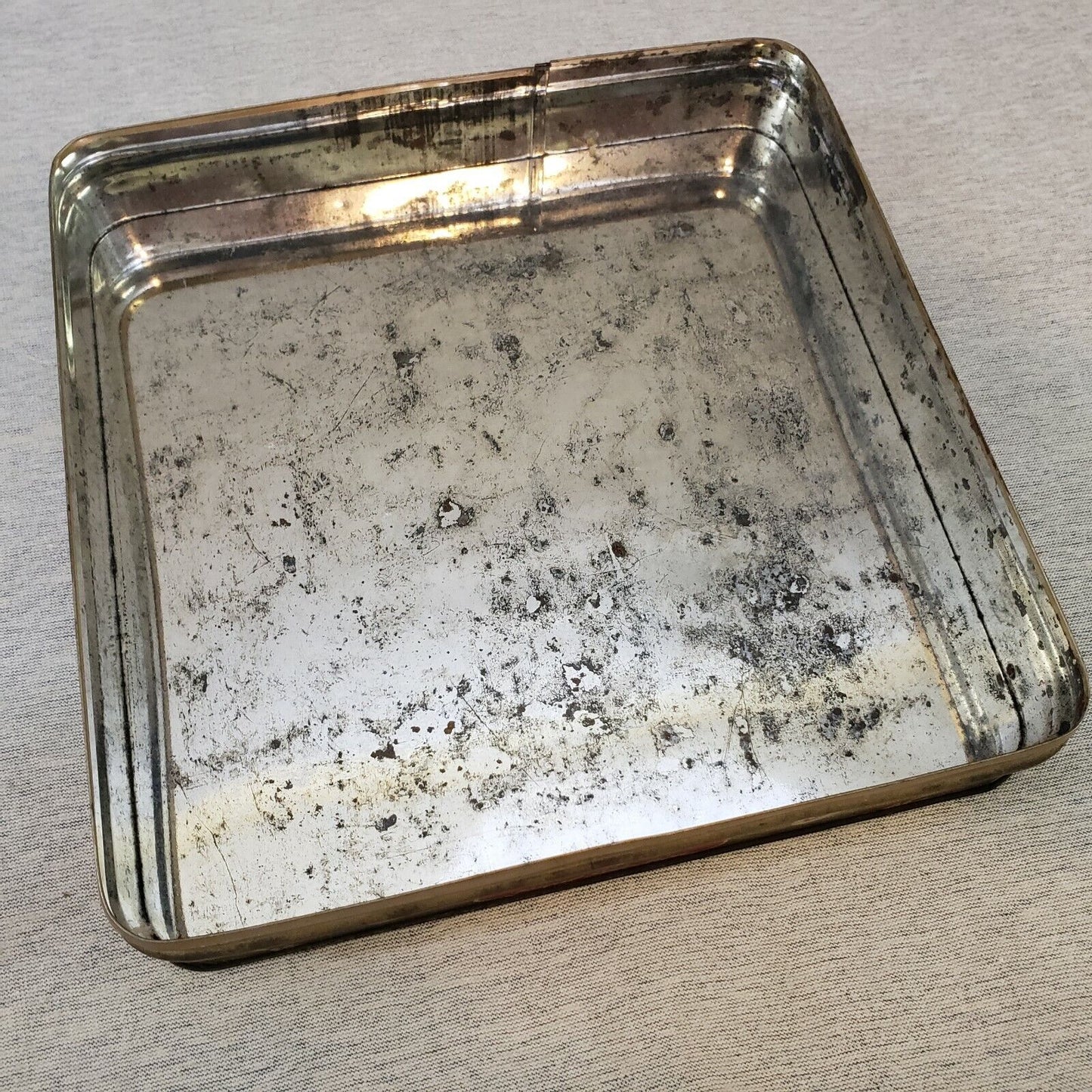 Arden Royal Selection Candy Tin 8.25in Square Vintage Decorative