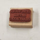 4 Wood Rubber Stamps Moral Support & Bear Theme by Stampin' Up! 1999