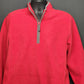 Old Navy Red Polyester Half Zip Pullover XL Classic Fit Polyester Vintage Style