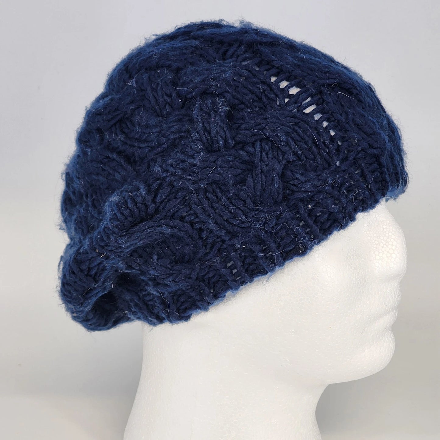 Falls Creek Blue Knit Beanie Hat One Sz Unisex Classic Outdoor Winter Watch Cap