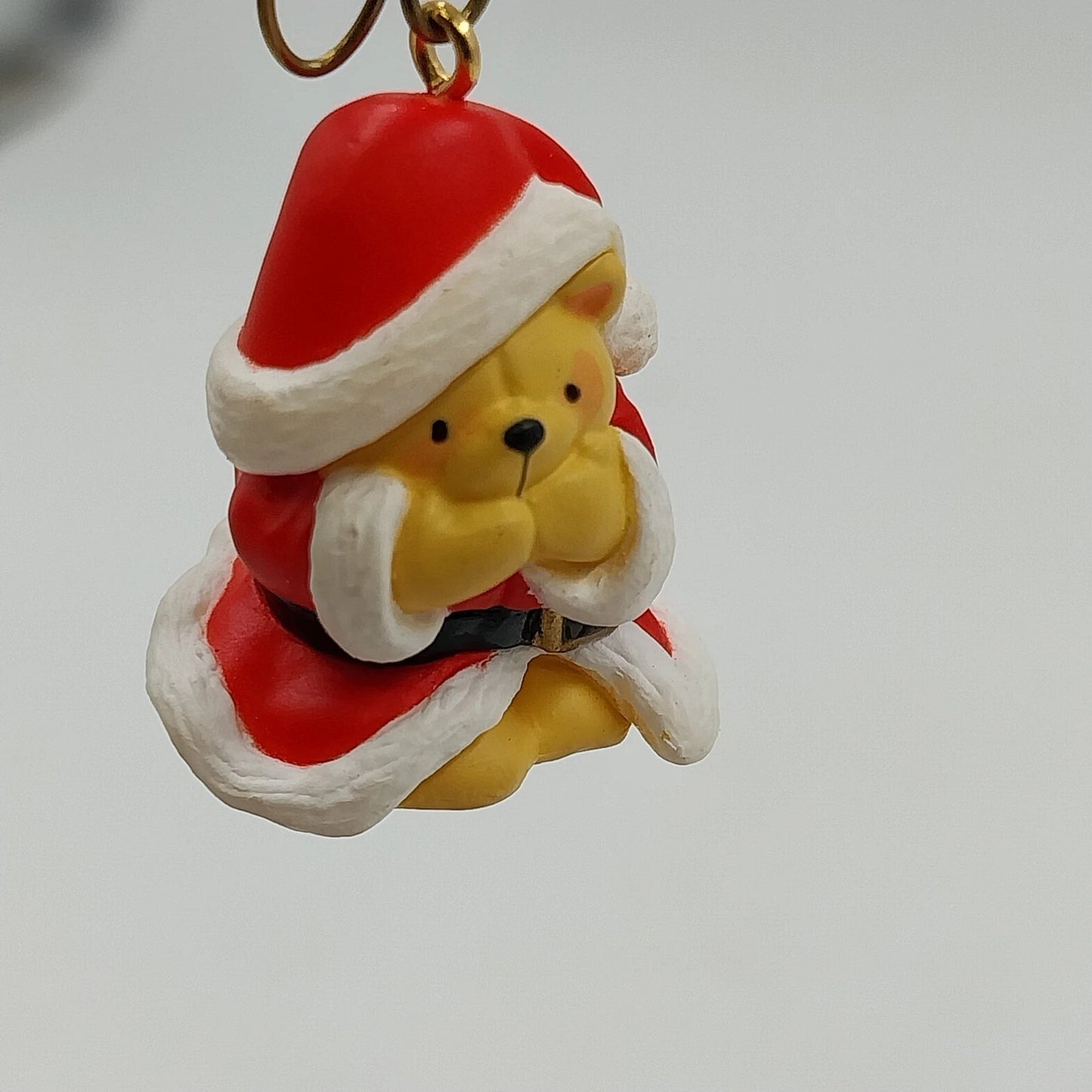 4 Hallmark Miniature Keepsake Ornaments Snowman Santa Claus Tweety 2000s Set Vtg