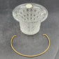 Avon Fostoria Glass Candlelight Basket Candle Holder Perfumed 1970's Vintage NIB