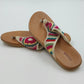 The Sak Everly Crochet Floral Thong Sandals Multicolor Women's Size 7 Boho China