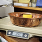 Copper Tone Jello Gelatin Ring Mold 3.5 Cup Geometric Wall Hanging 8.5" Vintage