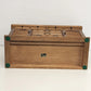 Prestige Wood Jewelry Box Cabinet 11 Drawer Louvered Doors Felt Lined 17"