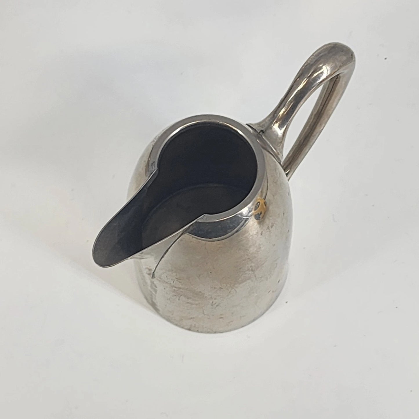 Wiskemann Art Deco Stainless Steel Tea Set Teapot Creamer Sugar Belgium 18/10